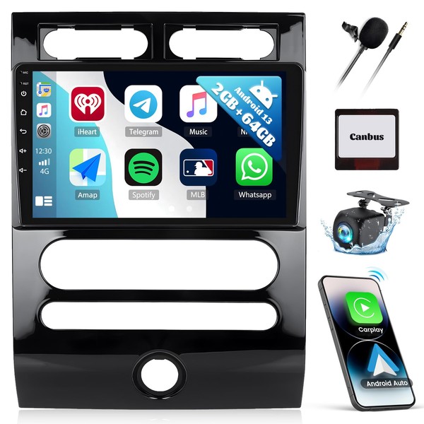 2G+64G Car Radio for Ford Expedition 2006-2017 with Wireless Carplay