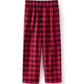 Lands' End Kids Flannel Pajama Pants Red Buffalo Plaid Kids 8