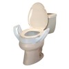SP Ableware 725753311 Elevated Toilet Seat with Arms for Elongated