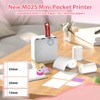 Ponek Mini Pocket Printer - M02S Upgrade 304DPI Wireless Bluetooth