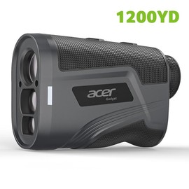 Acer Laser Golf Rangefinder with Slope, Flag Lock Vibration, Rechargeable Range Finders, 800/1200 Yards Range, Magnetic Stripe, 6X Magnification for Hunting, Outdoor Exploration, Landscaping & Scouting, Shooting, Sports Event Measurement:_1200 yards