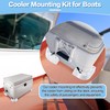 Saillong Cooler Mounting Kit for Boats, Include 4 Corner Pieces