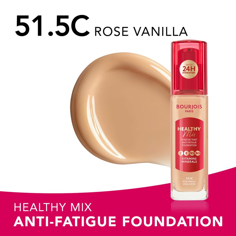 Bourjois Healthy Mix Makeup Foundation Rose Vanilla 30ml