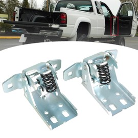 SEBLAFF 1 Pair Front Upper Door Hinge Left and Right Side Silver Replacement for 1994-2002 Ram 1500 2500 3500 55075956AC 55075957AC