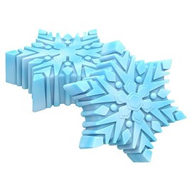 SpinningLeaf Snowflake Sandwich Cookie Chocolate Candy Mold