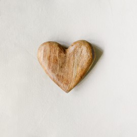 Creative Co-Op Mango Wood Heart