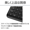 Casio Stylish Calculator, Black, 12 Digits, Just Type, JF-S200-BK-N