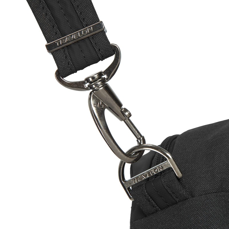 Travelon Anti-Theft Metro Dome Crossbody, Black, Anti-Theft Metro Dome Crossbody
