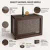 Wooden Savings Challenge Box for Cash – Reusable $10,000 Money