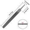 KALIM Flat Medium Cut File, Double Cut Teeth, 6'' Length,