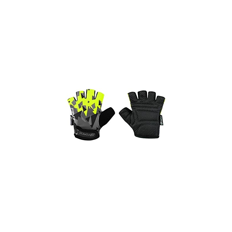 FORCE 305445 Children's Gloves ANT Gray/Yellow Size M