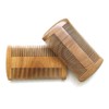 Frcolor Sandalwood Beard Comb 4 Inches Double Sided Wooden Comb