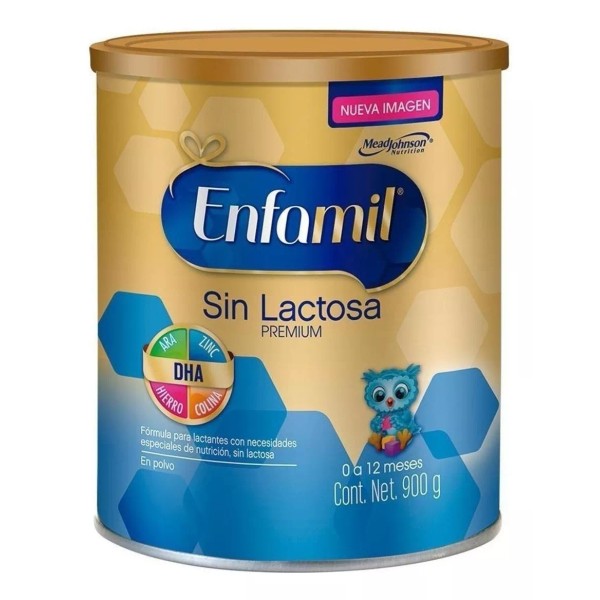 Enfamil Sin Lactosa Premium 0-12 Meses Lata Con 900 G