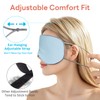Double-Sided Sleep Mask 2 Pack, Warm Cool Two-Side Design, Soft