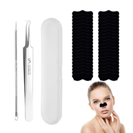 OHREN 40 Stück Tiefenreinigende Mitesser-Nasenstreifen mit Aktivkohle, Mitesserentferner Stripes, Für Alle Hauttypen, Für Männer und Frauen