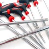 KEWAYO9pcs T-Handle Torx Set, Chrome Vanadium Steel Star Keys (T10-T50),