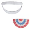 R&M Half Circle Cookie Cutter, Watermelon Cookie Cutter, Lime Cookie