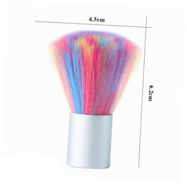 FOMIYES 3sets Rainbow Nail Art Dust Brush Nail Dust Manicure Brush Cleaning 2pcs*3