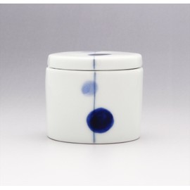 Kyoritsu Pottery 36169 Arita Pottery Ichimo Pottery Somodama Round with Condiment White 1.9 x 1.7 inches (4.8 x 4.3 cm)