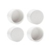 HayEastdor 4PCS 1.5inch PVC Cap Pipe Fitting White PVC Pipe