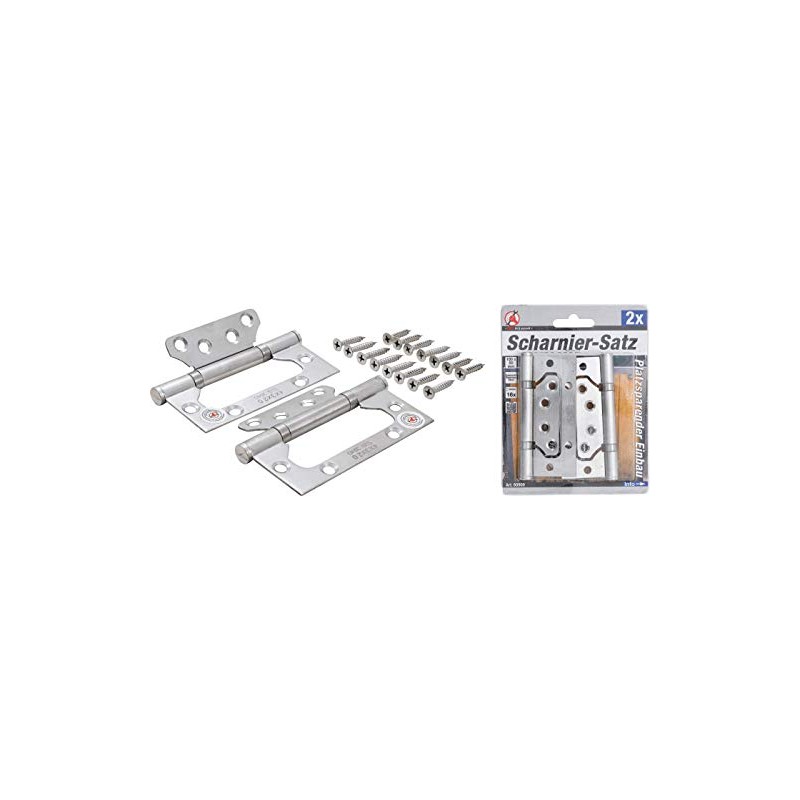 BGS Diy 80909 | Hinge Set | Stainless Steel |