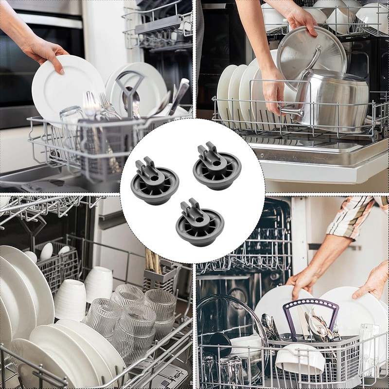8 Dishwasher Wheels Dishwasher Replacement Parts Universal Lower Basket Basket