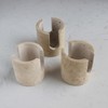 Nawgnail Natural Marble Travertine Sponge Holder for Kitchen Counter, Drying