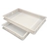 Plastic Stacking Food Grade Pizza Dough Bakery Euro Trays -