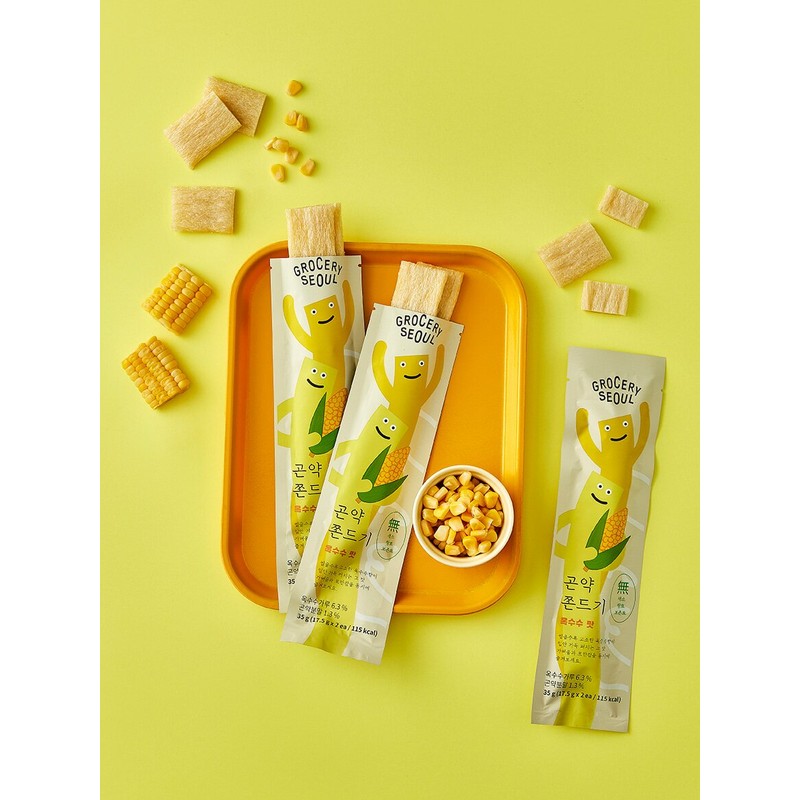 GROCERY SEOUL Konjak Jerky #Corn 35g - GROCERY SEOUL Konjak