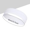 choyaxo 12Pcs White Headbands Sport Headbands Soft Stretchy Hair Accessories