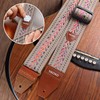 YIKOKO Guitar Strap with Pick Pocket，2 inch Cotton Guitar Straps