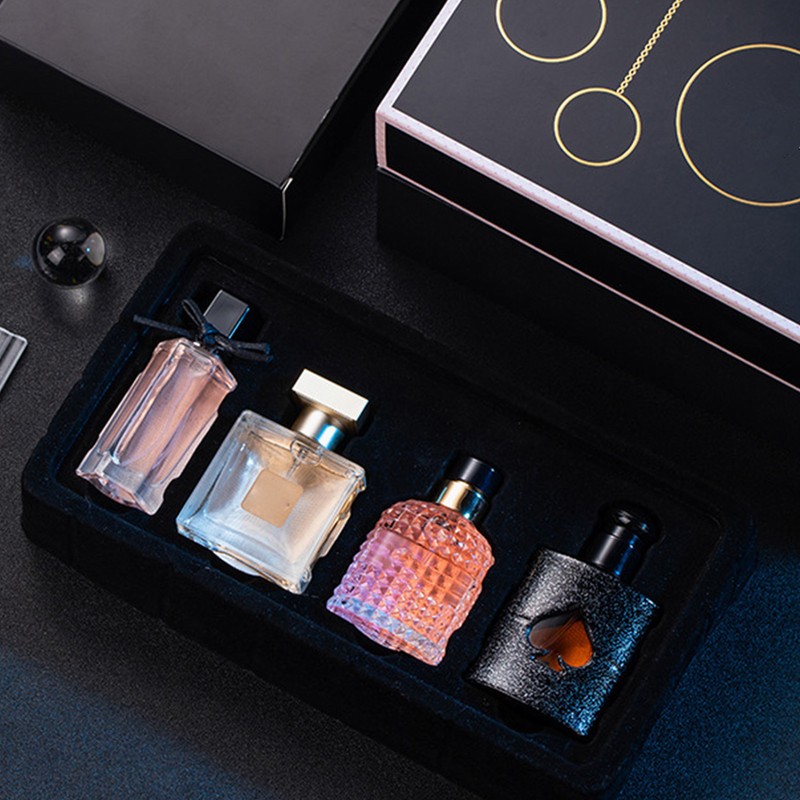 4pcs 25ml Women Long Lasting Woody Floral Perfume Exquisite Refreshing
