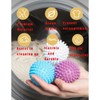 Laundry and drying balls, 6 reusable drying balls, used for