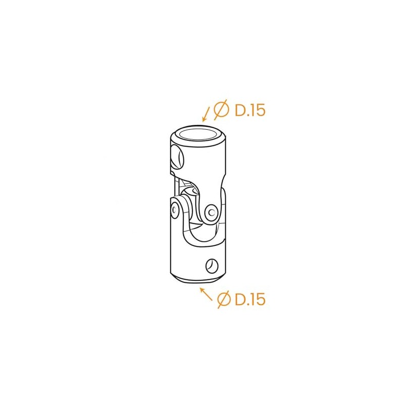 Geiger Universal Joint Knee Brace - Steel - Diameter 15