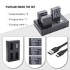 3-Pack LP-E17 Battery with Smart Triple Charger for Canon EOS