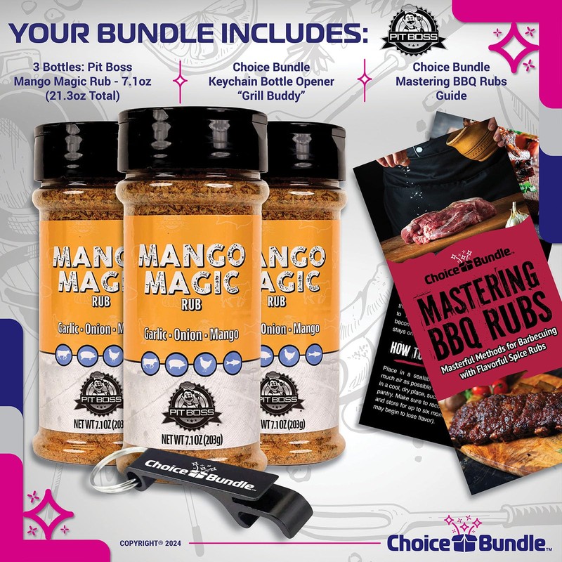 Pit Boss Mango Magic Premium BBQ Barbecue Mixed Seasoning Spice