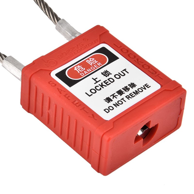 Lockout Padlock, 1Pcs Padlocks with 2 Keys Engineering Safety Padlock