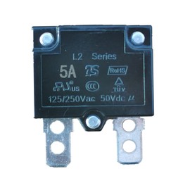 jiaruixin 2Pcs 5A 125/250Vac 50Vdc Automatic Reset Relay Fuse Therma Switch Circuit Breaker Current Overload Protector Children Ride On Toy Car Accessories