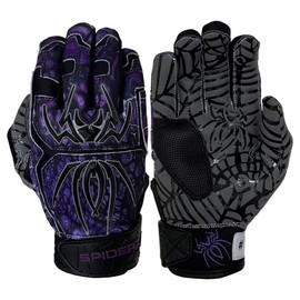 Spiderz Hybrid Adult Baseball/Softball Batting Gloves