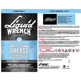 Liquid Wrench L616 One Each, 10.25 oz. White Lithium Grease