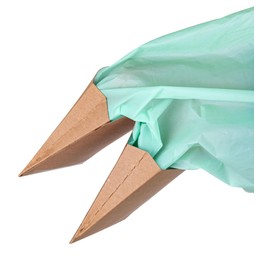 KTOB Compostable Dog Poop Bags with Cardboard Glove Standard, Leak Proof, Unscented, 100 Count, Green, 13 x 9 Inch