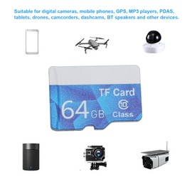 TF Card, High Speed Micro Memory Card, Class 10, Waterproof, Shockproof TF Card, Memory Card for Cameras, Mobile Phones, MP3 Players, Drones, Camcorders