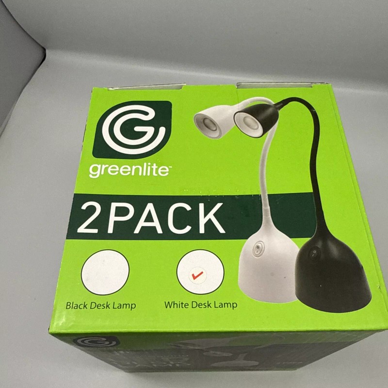 Greenlite 2 Pack-Greenlite - Energy Saving LED Flexible desk lamps.