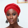 DRESHOW Pack of 5 African Women's Turban Braid Headwear Headscarves