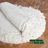 SnugLife Macrame Placemats Set of 8 - Handmade Cotton Woven