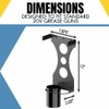 Koova Wall Mounted Grease Gun Holder for 20v Grease Guns