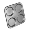 Chef Aid Yorkshire Pudding Pan, Large 4 Cup Non-stick tray