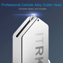 Camdios Glasschneider 2mm-20mm, verbessertes Glasschneide-Werkzeug, Bleistift Stil ?l Feed Hartmetallspitze fr Glas schneiden/Fliesen/Spiegel/Mosaik