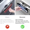 Zacxoxsr No Adhesive Snap-on Car Door Handle Cover Protector Compatible