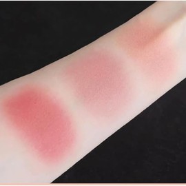 Paleta De Rubor De 3 Colores, En Polvo Para Maquillar Las Mejillas, Con Purpurina y Brocha, De Larga Duración, Muy Pigmentado (01#)